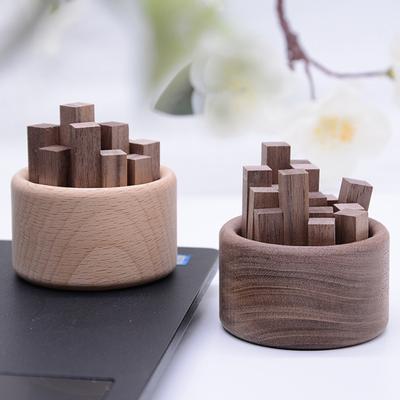 Diffusore di aromaterapia in legno, diffusore di oli essenziali per auto, diffusore di fragranze in legno naturale, base espandibile per la casa