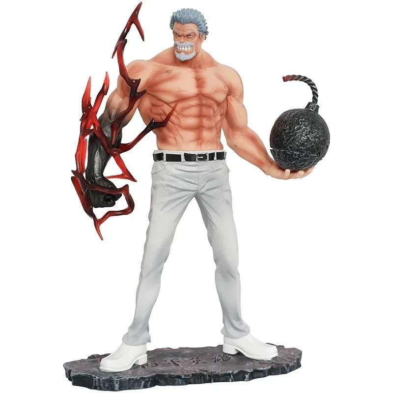 26cm Ein-Zimmer-Anime Monkey D Garp Stehende Haltung Skulptur Szene Figur PVC Modell Statue Schmucksammlung Geburtstagsspielzeug