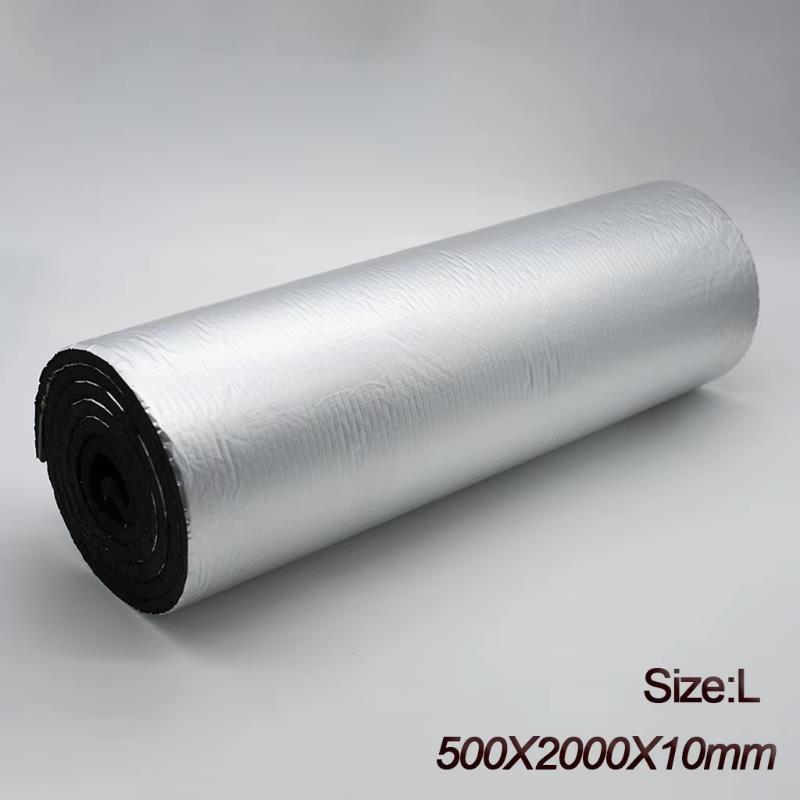 2000*500mm 250*400mm 5/10mm Araba Ses Yalıtım Malzemesi Yalıtıcı Isı Gürültü Yalıtımı Yalıtım Paspası Kaput Kapalı Hücreli Köpük Aksesuar Isı Kalkanları 2