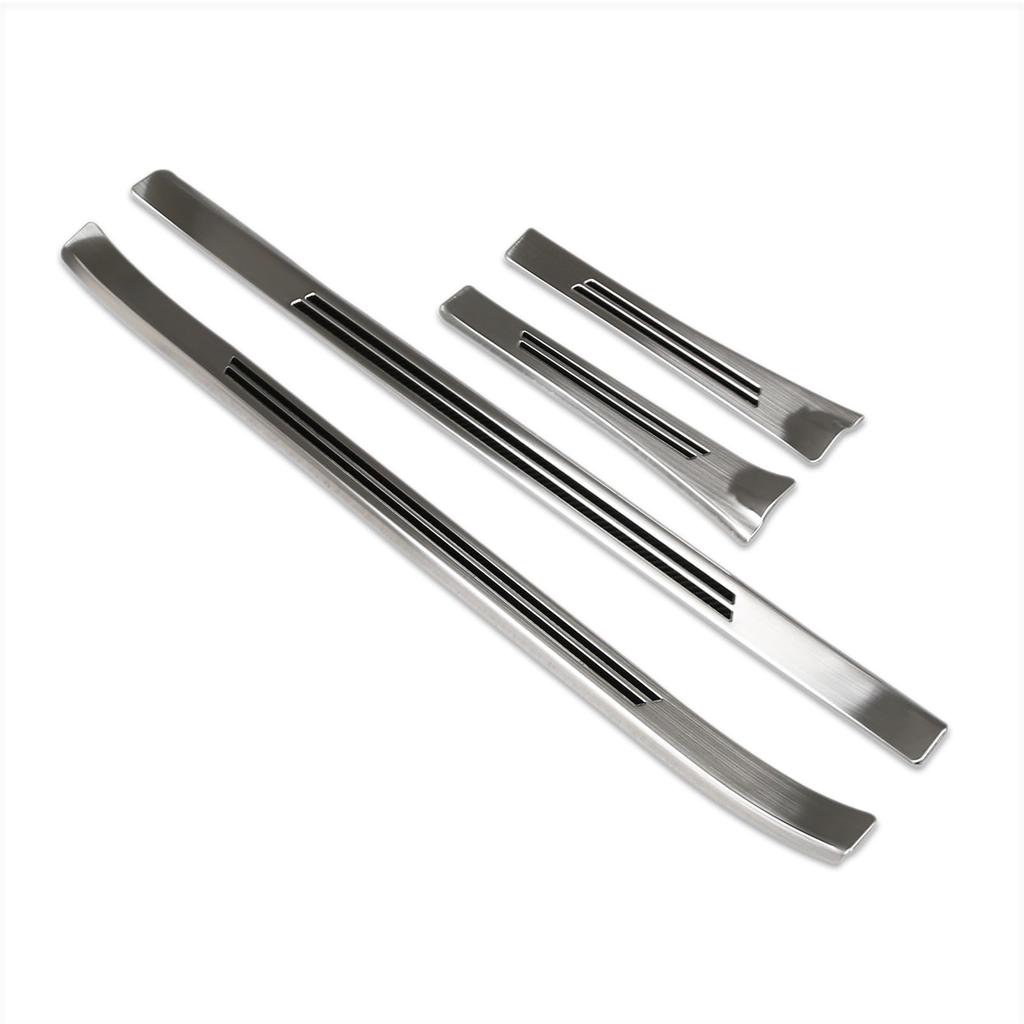 RUIQ Subaru Forester SL Series Exterior Stainless Steel Step Side Step Garnish Designed Exclusively for the Subaru Forester Garnish, (Silver) -