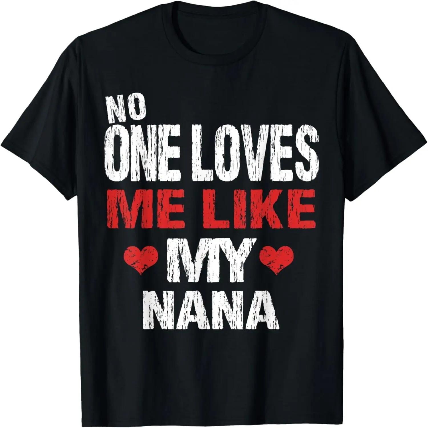 Никто меня так не любит, как моя бабушка Футболка Подарок (Футболка для бабушки) Футболка S