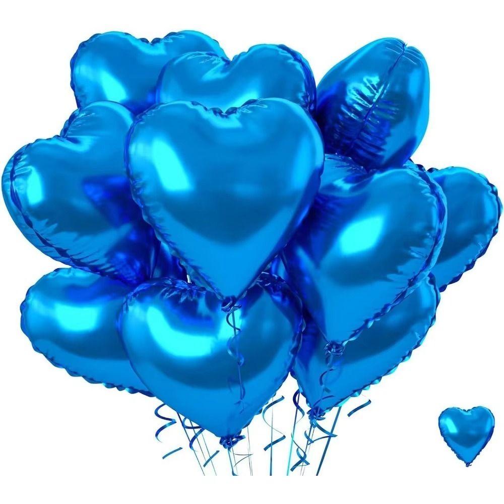 5 pcs Multipurpose Foil Balloons Heart Shape Air Balls New Wedding Decoration  Wedding