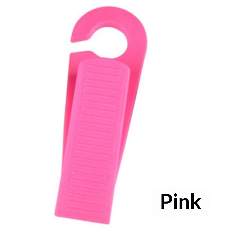 Punch Free Door Stopper Easy Remove Hangable Windproof Non-Slip Door Holder for Rental Home Bedroom
