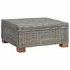 Coffee Table GENDT Natural Rattan Kubu Grey 67 X 60 X 30 Cm
