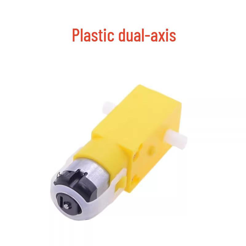 TT Miniature DC Geared Motor 1:48, Single/Double Shaft, 3V/6V, 1:90 Metal Gear, for Smart Cars.