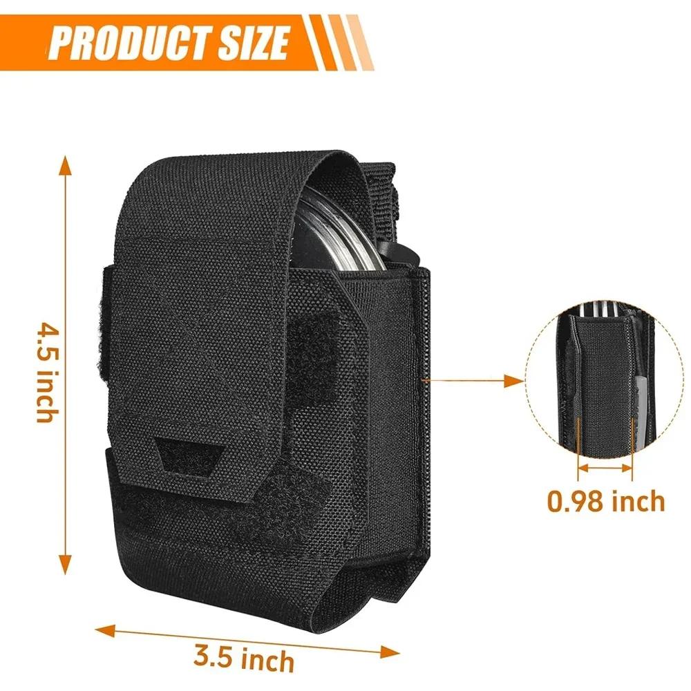Molle Handcuff Pouch Nylon Quick - access Holster Universal Fit Heavy - duty Tactical for Law Enforcement Outdoor Use