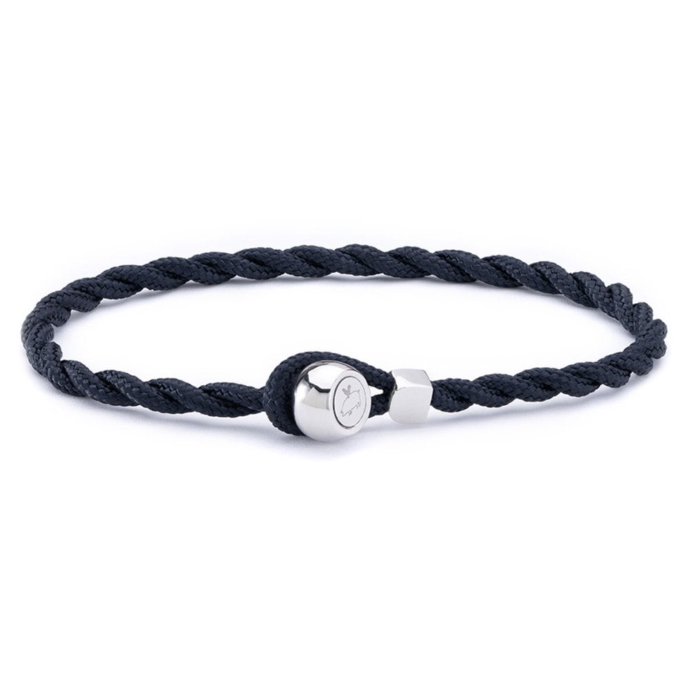 Pig & Hen Easy Ed Bracelet - Navy X Silver