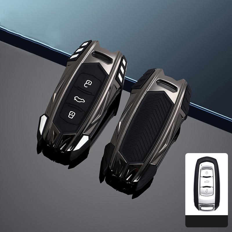Zinc Alloy Car Key Case Cover For Geely Okavango Coolray Atlas Monjaro Tugella Emgrand GT S Proton X50 X70 Remote Fob Holder