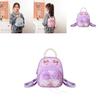 Kids Girls Pu Butterfly Bow Mini Backpack For School And Casual Use