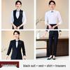 High-End Women's Workwear Set: Business Suit, Hotel Reception, Flight Attendant, Beauty Salon Uniform