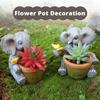 Lovely Elephant Planter Resin Flower Plant Pot For Succulent Plant Decorative Pot for Indoor Garden Patios and Balconies