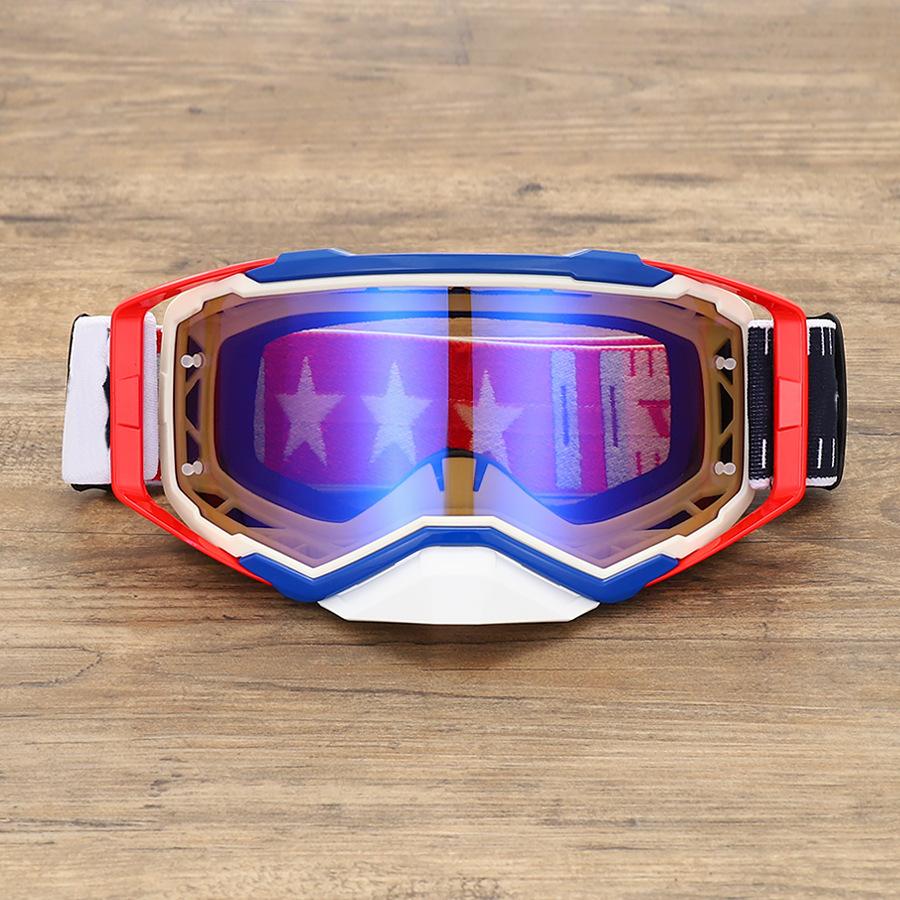 Motorcycle goggles for outdoor riding, windproof, sandproof, dustproof helmet goggles, sports glasses