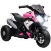 Kids Electric Motorcycle, 6V Ride on Motorcycle with 3 Wheels, LED Headlight, Music, Horn for Boys Girls 3-5 Years, Pink
