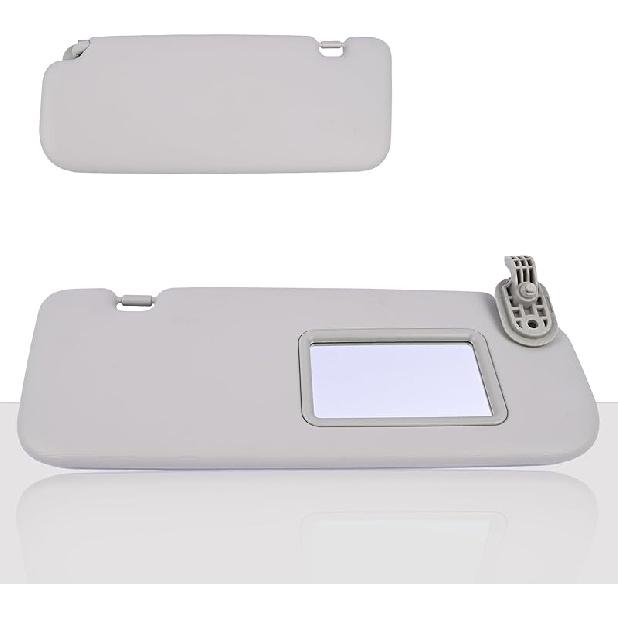 Driver Side Sun Visor Fit For Hyundai Accent 1E 2011 2012 2013 2014 2015 Replace 85210-1R000 Front Left | Sun Protection Shade | Gray