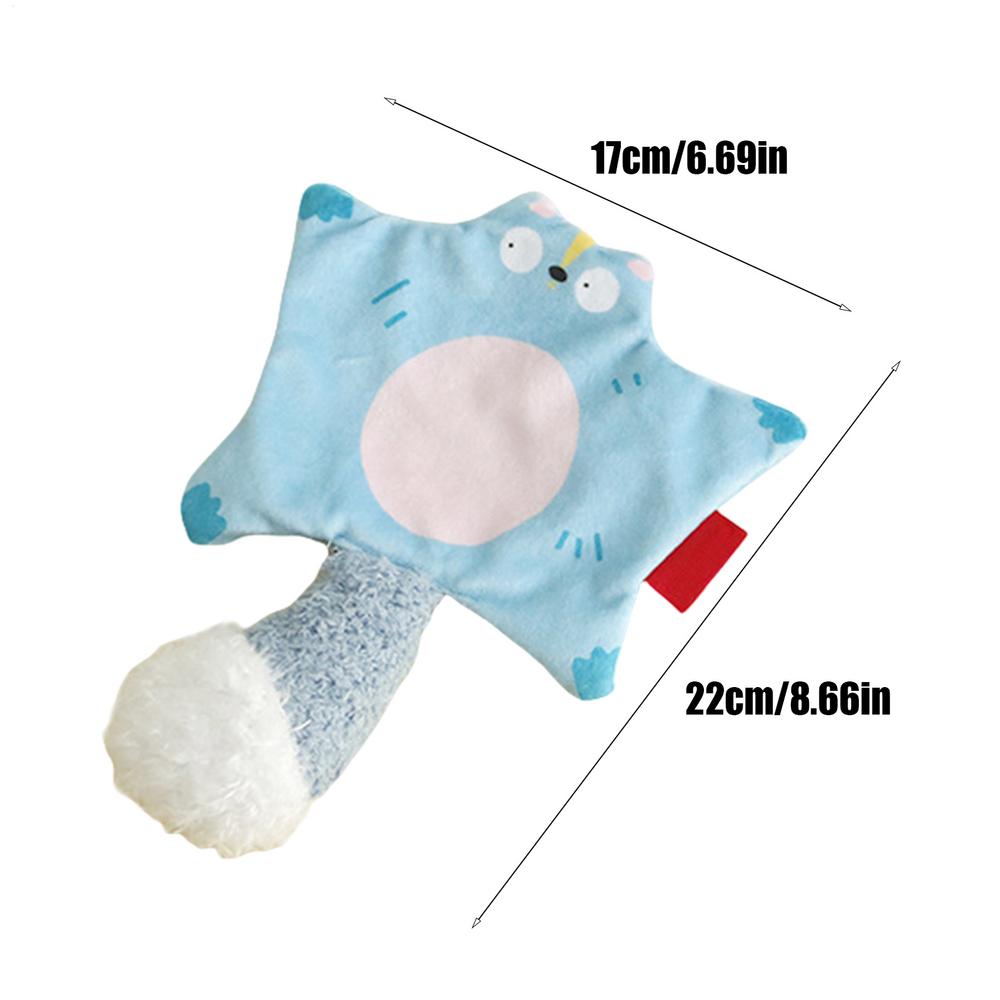 

Пищащая кошка кошачья мята кукла животное в форме летяги устойчивая к укусам интерактивные жевательные игрушки для средних и крупных питомцев товары для питомцев синий