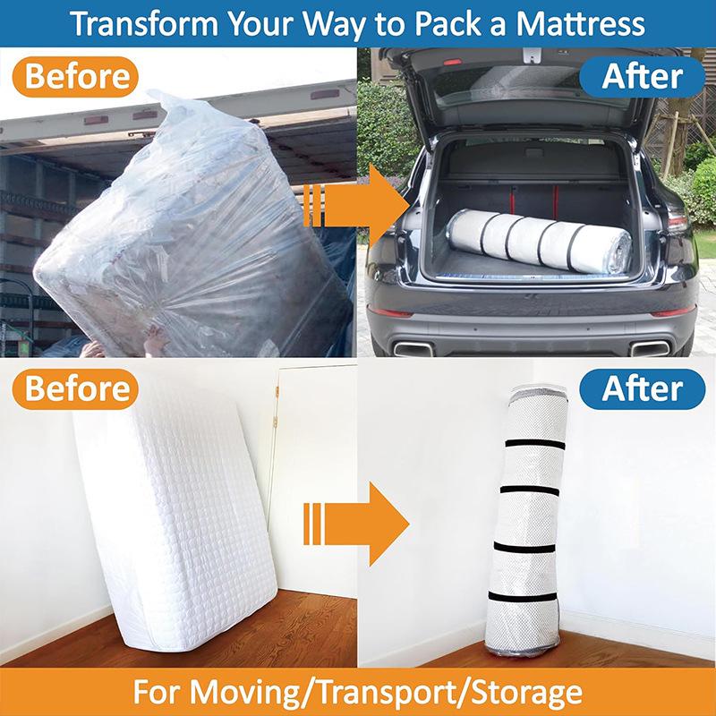 Extra Large Latex Mattress Vacuum Compression Bag for Bedding Storage and Moving