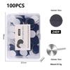 Nail Art Sand Disc for Polishing, Shaping, and Filing Extension Nails - 100 Pieces