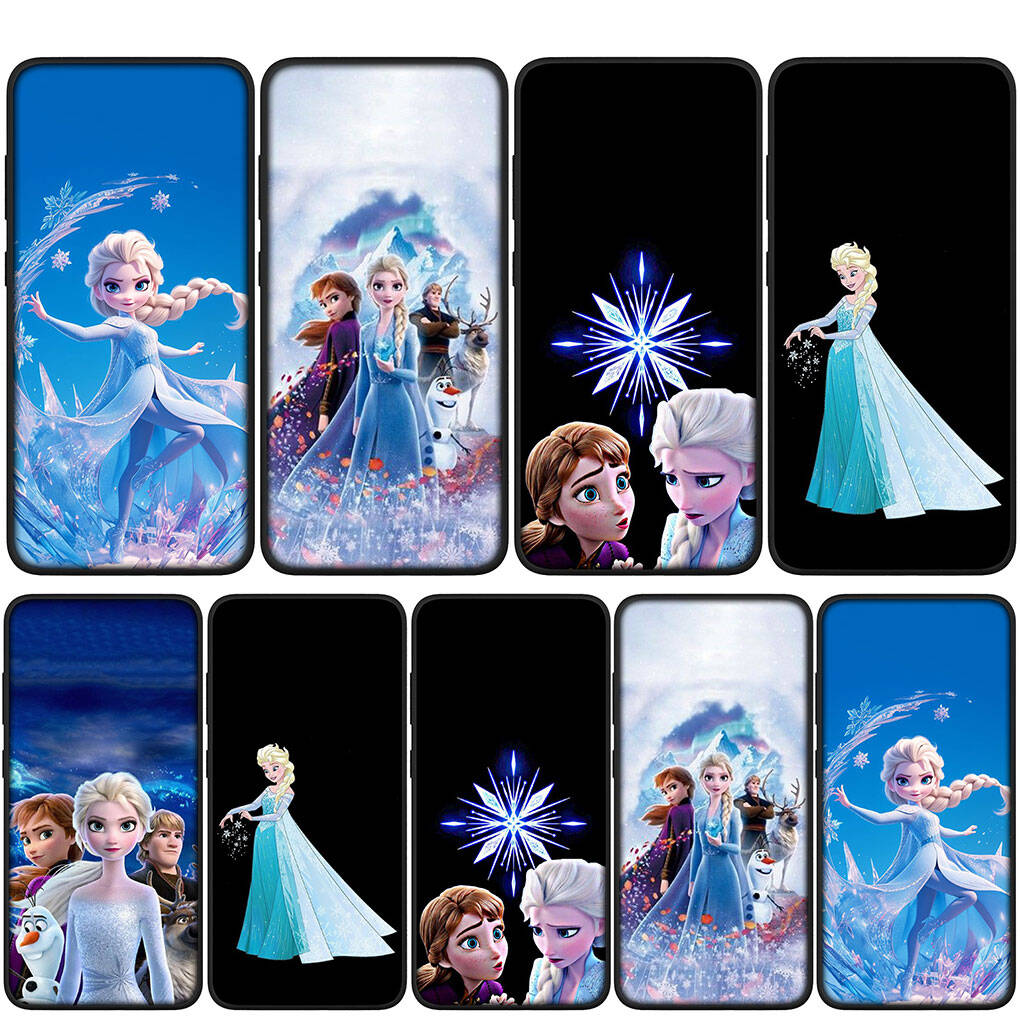for iPhone 17 16 15 Xiaomi Poco F7 F8 X7 X6 C85 C75 C71 M8 Redmi Note 14 13 12 11 Pro Max 14C 13C 15C A3 A4 Phone Case Wallpaper Elsa Anna Olaf Cover
