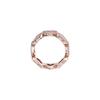 APM Monaco Love connects with temperament and design. Synthetic cubic zirconia ring. Women's model. Rose gold. p21646XNAC