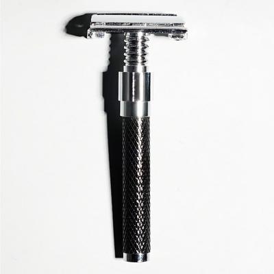 Parker Modern Black Classic Razor Safety Wet Men's Double-edged Custo-benefício Descartável Navalha Barbearia, lâmina de barbear coreana