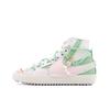 Blazer Skateboard Shoes Unisex Mid Top White/Green/Pink DD3111-100(Team189-)