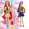 3 Peças Boneca de Vinil Articulada K-POP Figura de Ação Multi-Articulada com Roupa Intercambiável Brinquedo Colecionável para Crianças Adultos