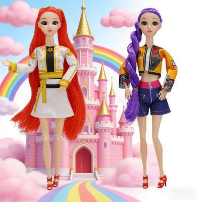 3 szt. Artikulowana winylowa lalka K-POP Wielostawowa pozyowalna figurka akcji z wymiennym strojem Kolekcjonerska zabawka dla dzieci i dorosłych