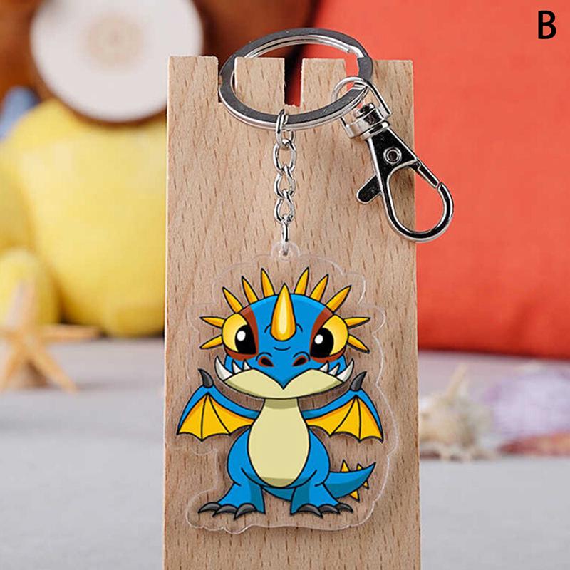 RALPH Anime Cómo Entrenar A Tu Dragón Personaje De Dibujos Animados Muñeca Llavero Figuras De Acción Bolsa Colgante 3 Luz Furia I.1053756171