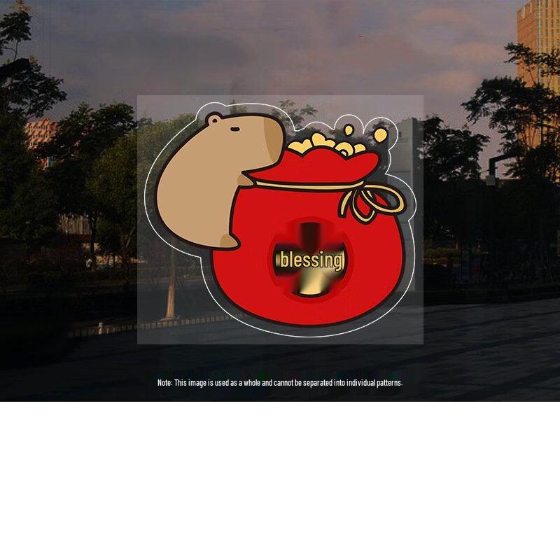 

Capybara Electrostatic Window Cling