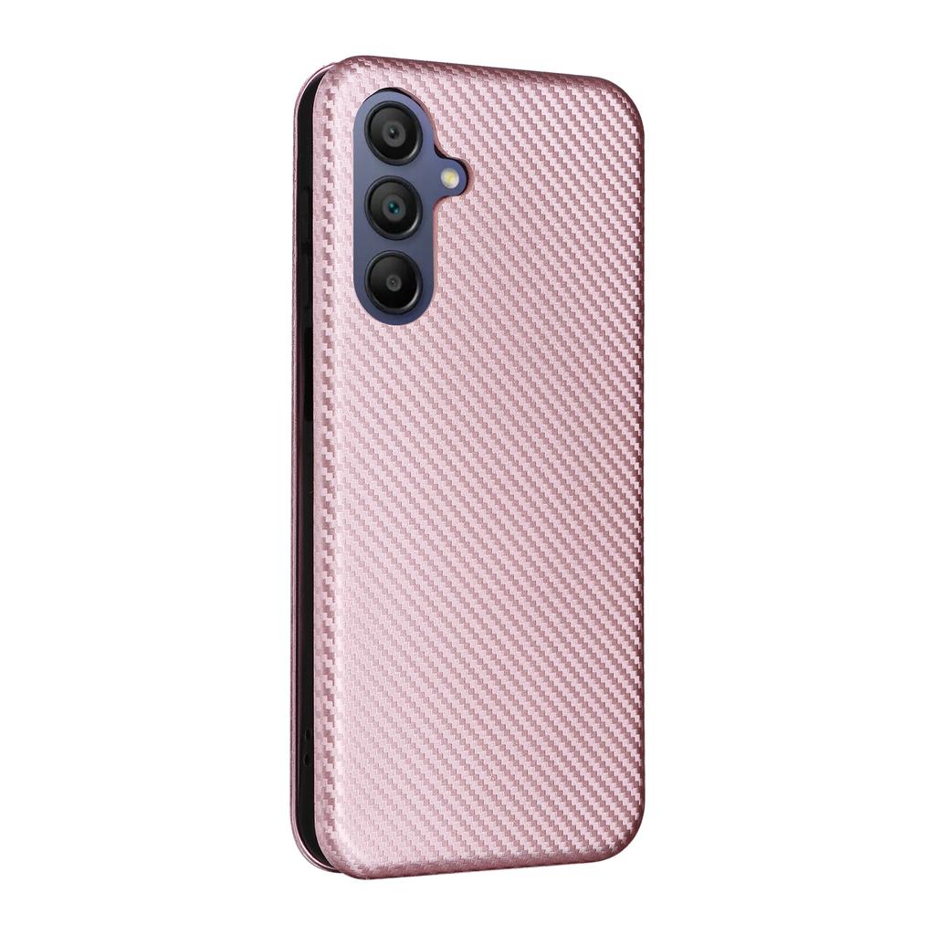 For Samsung Galaxy A17 5G/A17 4G/A26 5G Case Carbon Fiber Texture Drop-Proof PU Leather Phone Cover