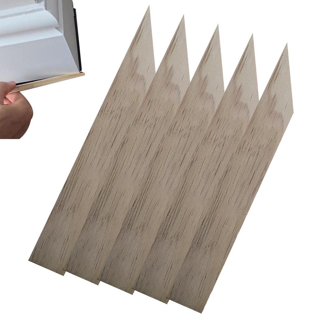 Caulking Tools Finishing Wooden Caulking Tool Kit Reusable Smoothing Applicator Wood Sealant for Wall Home Door Projects Repairs