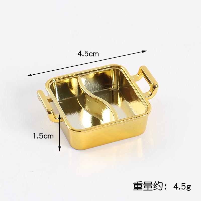 Mini Miniature Simulation Plate Small Bowl Tableware Diy Food Play Accessories Mini Container Play House Kitchen Toys