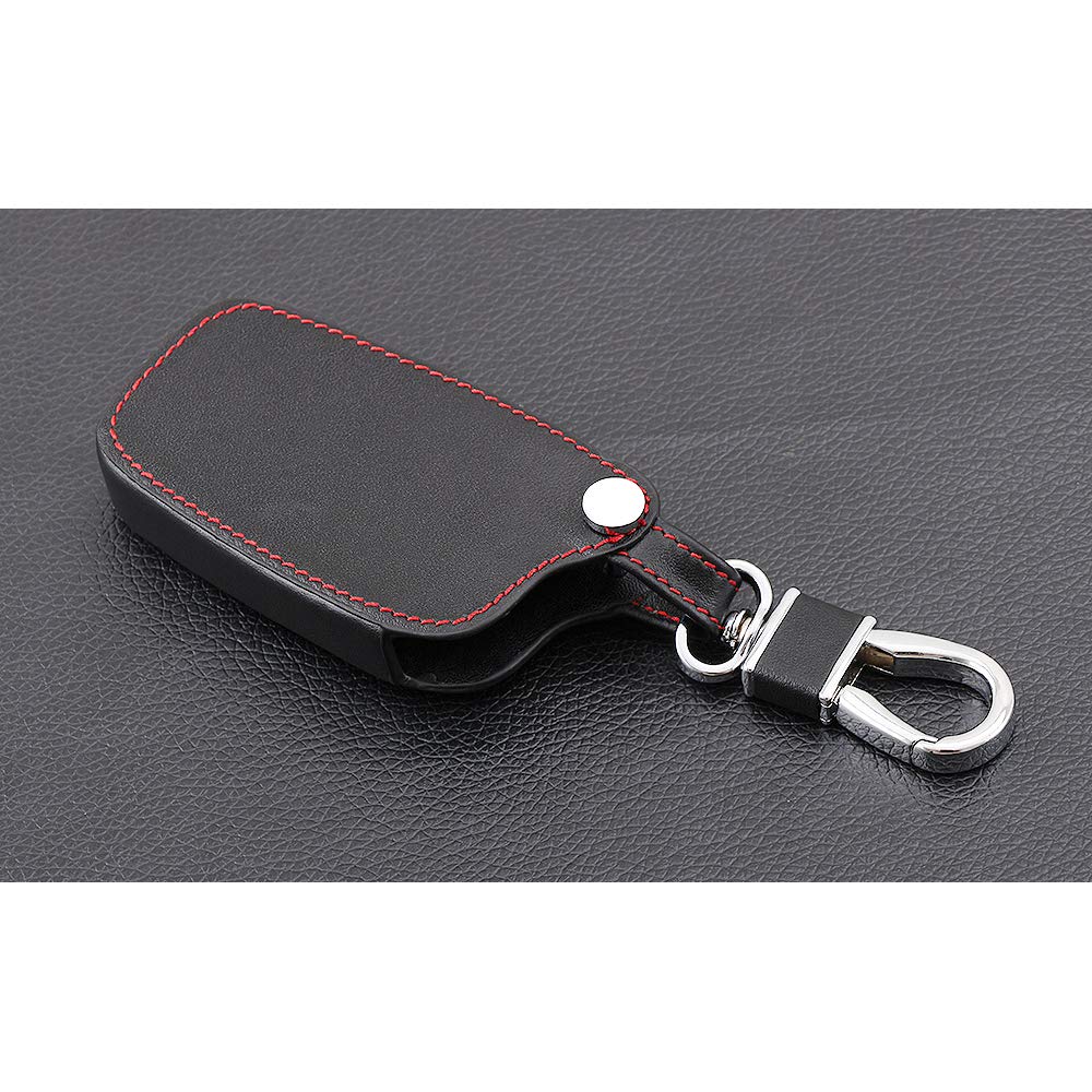 [IKT] Leather smart key case for Toyota vehicles, black 3