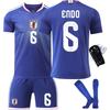 2526 World Cup Japan Home Football Jersey No. 6 Endo Hang8 Nanno Takuo 9 Ueda Kishishi Jersey Set