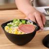 Ramen Bowl Microwavable Noodle Bowls With Lid Microwave Bowl Covered Design For Heating Convenience Not Easy To Burn For Boiling