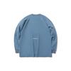 Li Ning Sports Fashion Series Loose Knit Sports Crew Neck Sweatshirt Men Sweatshirt Denim-Blue AWDR225-1