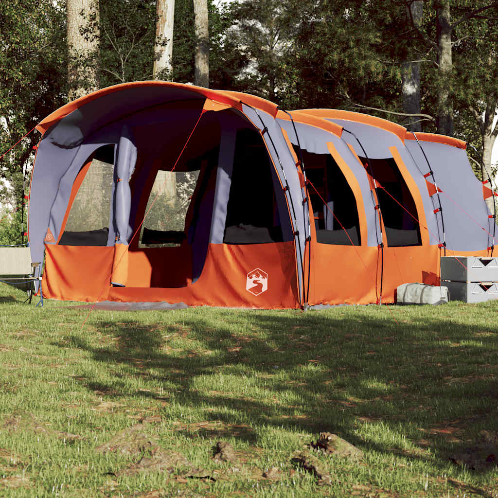 Tunnel Family Tent for 8 Persons Grey Waterproof