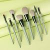 Real Horse Hair Professional Custom LOGO 8pcs Makeup Brushes Set Makeup Brush Set with Pu Leather Holder case