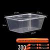 Edo Disposable Transparent Takeaway Food Containers