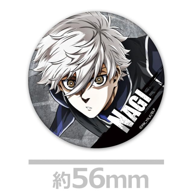 Anime "Blue Lock" Duży ręcznik z postacią F z przypinką [Nagi Seishiro]