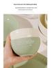 Cream Aesthetic Embossed Ceramic Tableware Set: Rice Bowl, Dish Plate, Fish Plate, Soup Bowl, Noodle Bowl.