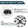 TUCKBOLD Wheel Center Cap Wheel Cap Center Cap Universal Compatible Anti- Tire Cap Wheel