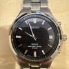 Used SEIKO Dolce Radio Wave Solar Watch Black Dial Date