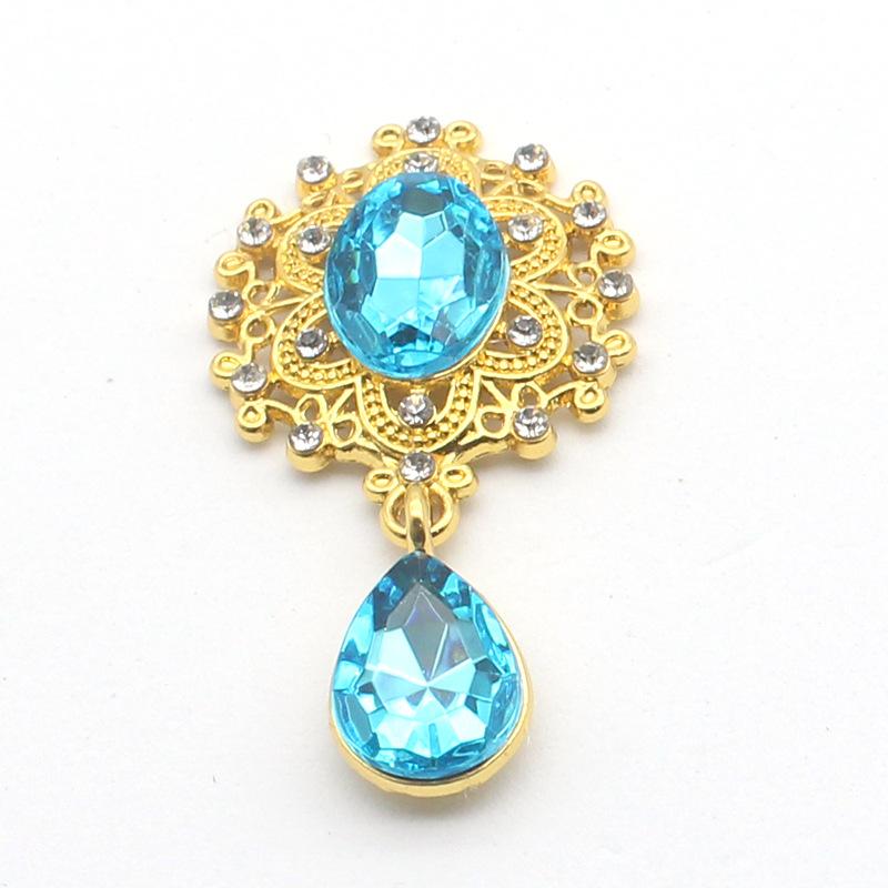 Engood 50Pcs Glass Rhinestone Pendant Button Wedding Sewing Trim & Embellishments Craft DIY Clothing Brooch Decoration Crafts