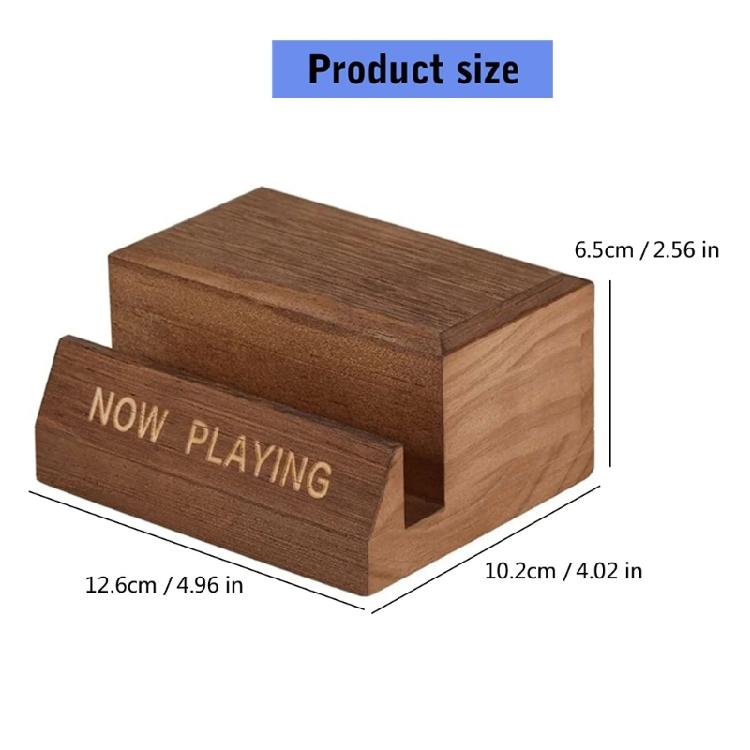 Space Efficient Wooden Cds Storage Rack Vinyls Record Organizers Record Holder With NonToxic Finish For Homes Use