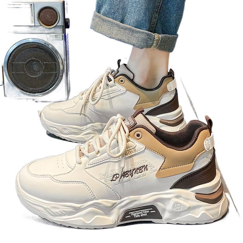 New Autumn and Summer Casual Running Leather Sports Dad Shoes