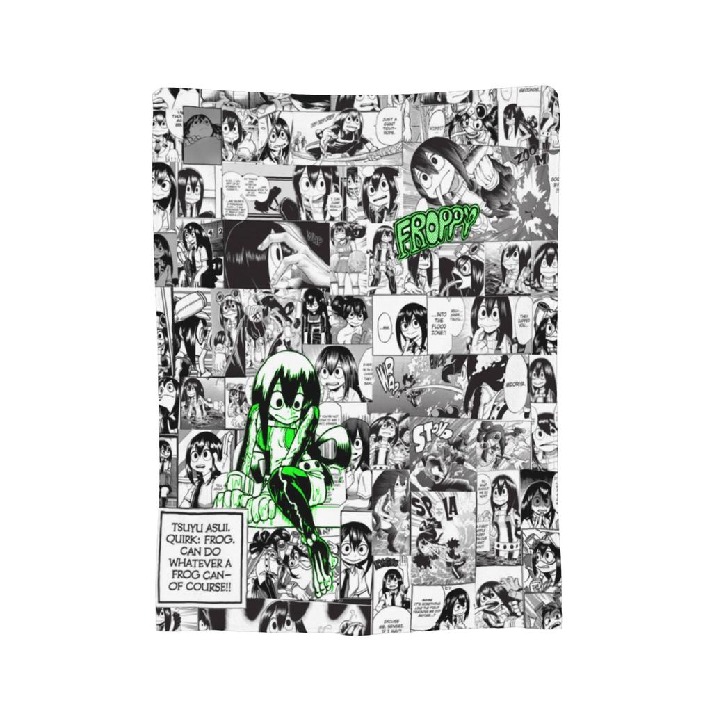 Todoroki Shoto Blankets My Hero Academia Anime Manga Fleece Vintage Warm Throw Blankets for Chair Covering Sofa  Winter,