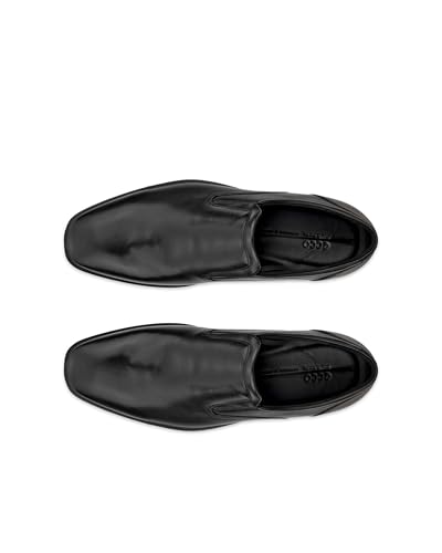 ECCO METROPOLE MILAN Men's Genuine Leather Slip-On Shoes, 52330401001, Black, Sizes 26.5cm-27.0cm, 3E