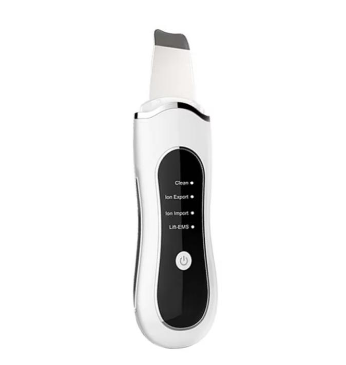 Hot Selling High Quality Sonic Ultrasonic Spatula Ems Vibration Face Spatula Peel Facial Peeling Skin Care Cleaner Massage белый