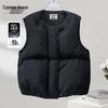 Sibaishe Women's 90% Down Button-Front Round Neck Vest